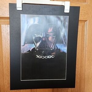 Star Wars Anakin Darth Vadar Matted 20" x 16" Art Print Disney Wrapped Black Mat